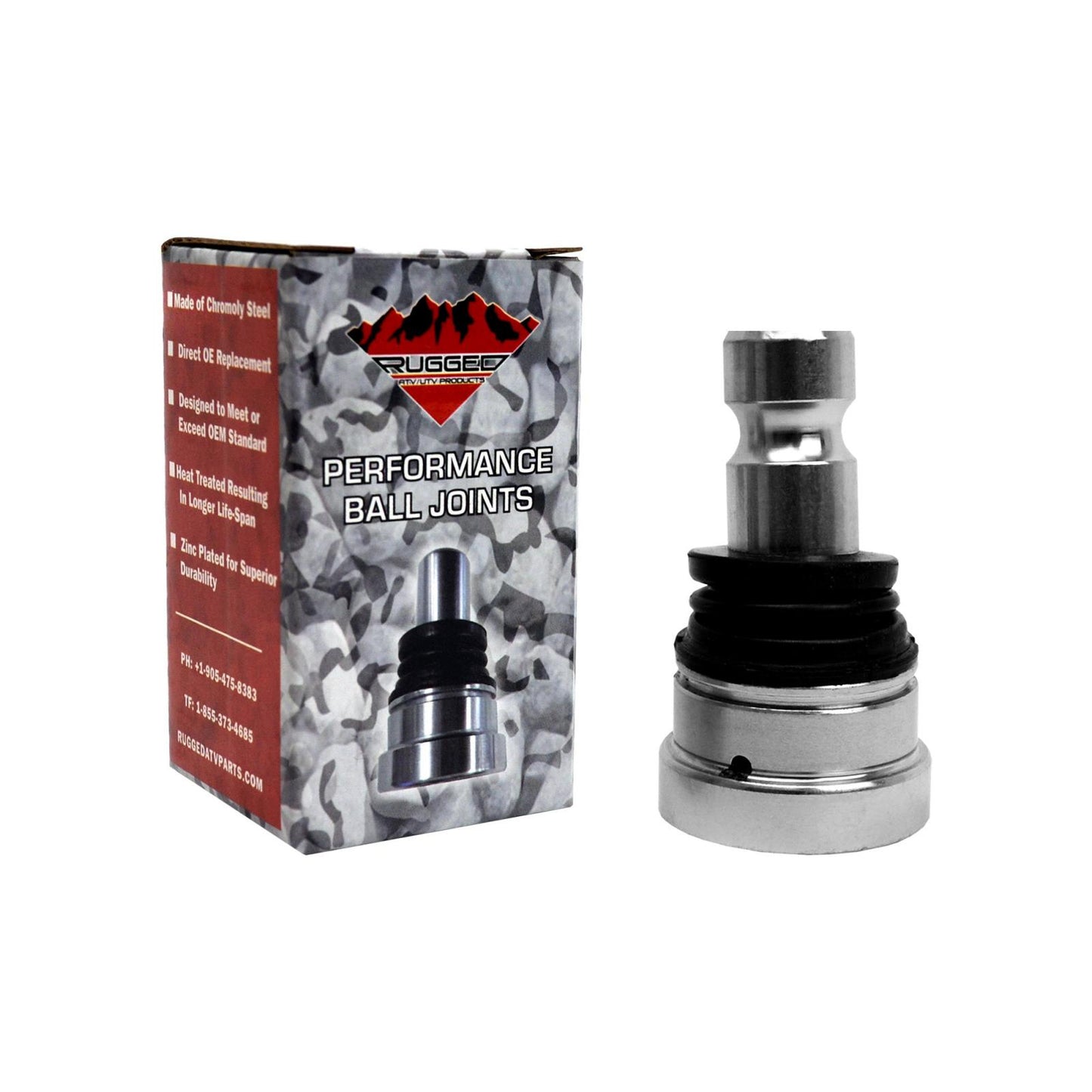 Rugged Replacement Ball Joints OE Replacement Lower/Upper Each 06-07 Polaris Sawtooth 03-07 Polaris Predator 500 05-20 Polaris Phoenix 200 Demon Powersports