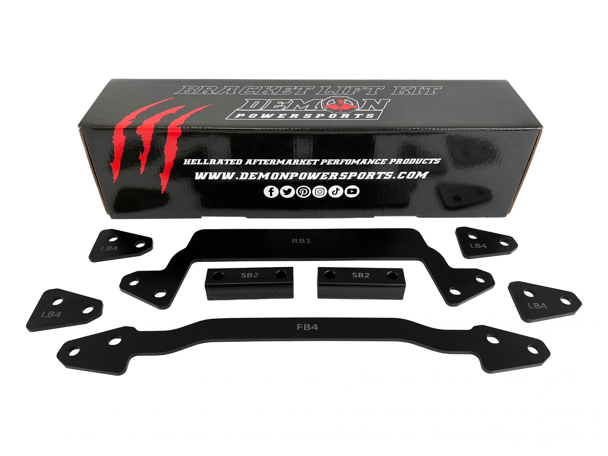 Bracket LIft Kit 2.0 Inch Kit 05-20 Kawasaki Brute Force Demon Powersports