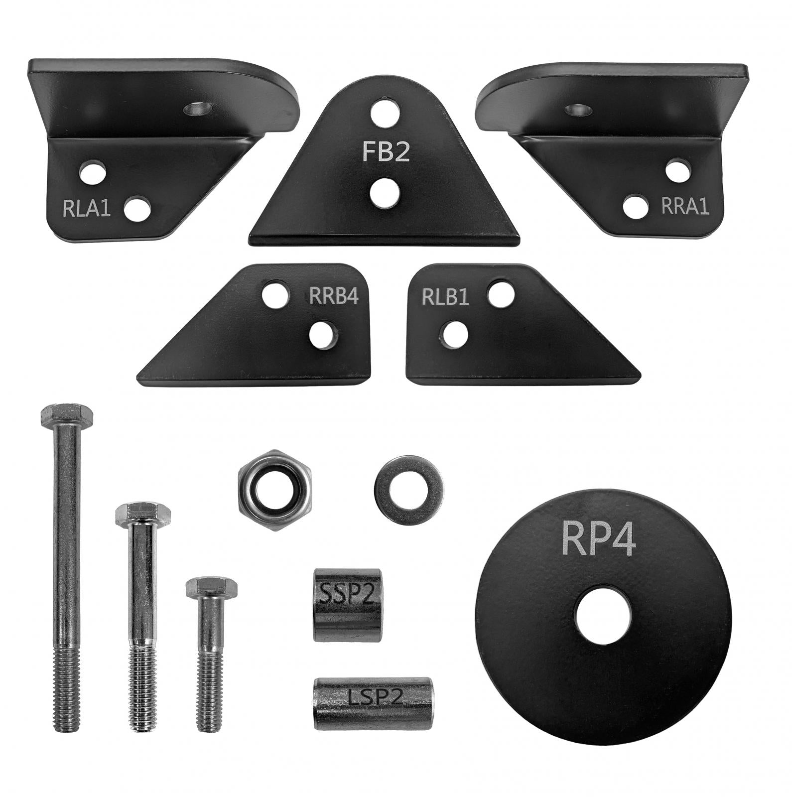 Bracket LIft Kit 2.0 Inch Kit 16-20 Polaris RZR 570 Demon Powersports