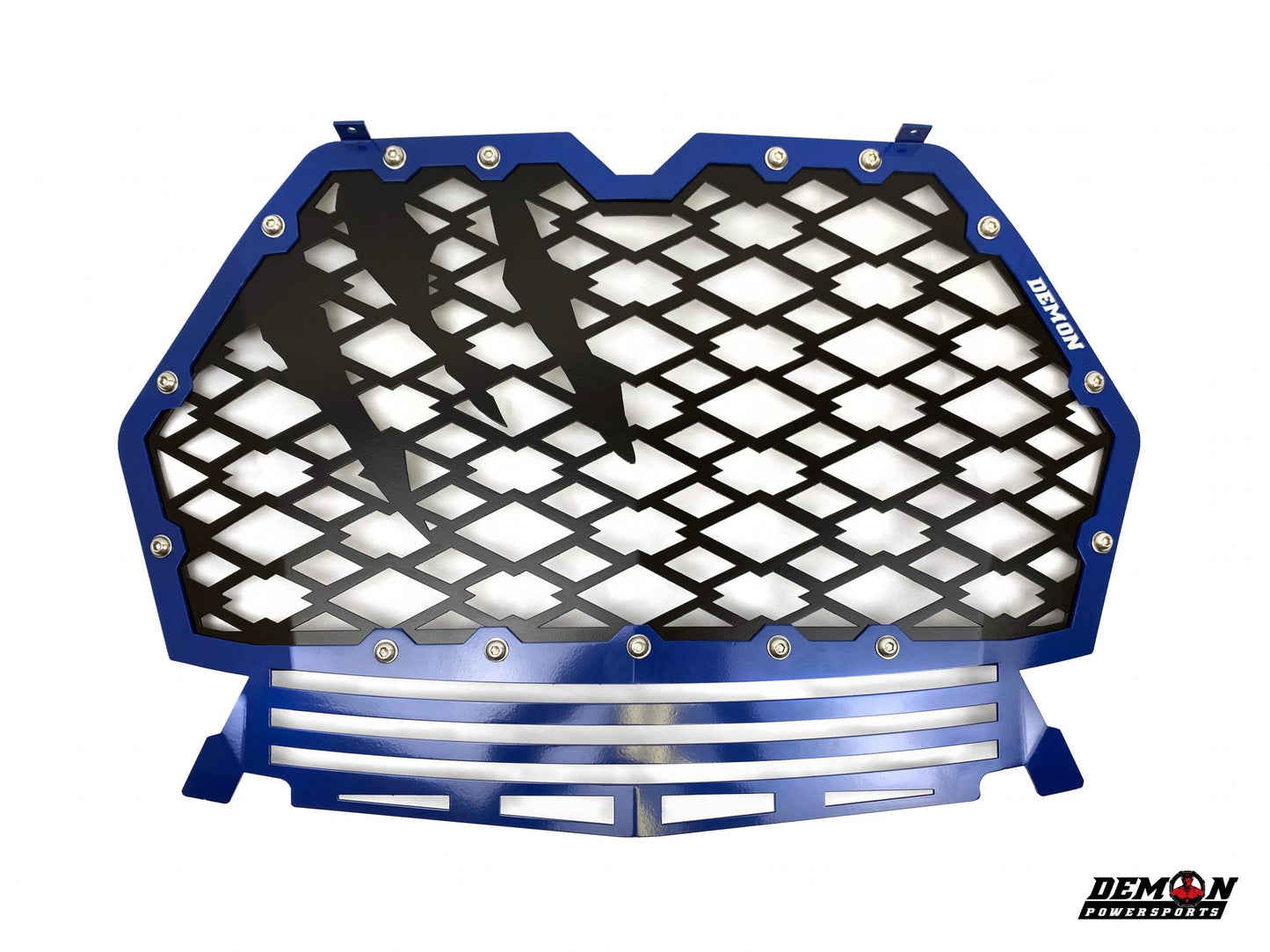 Demon Powersports Front Grill Front Blue Each 17-18 Polaris RZR Turbo Demon Powersports