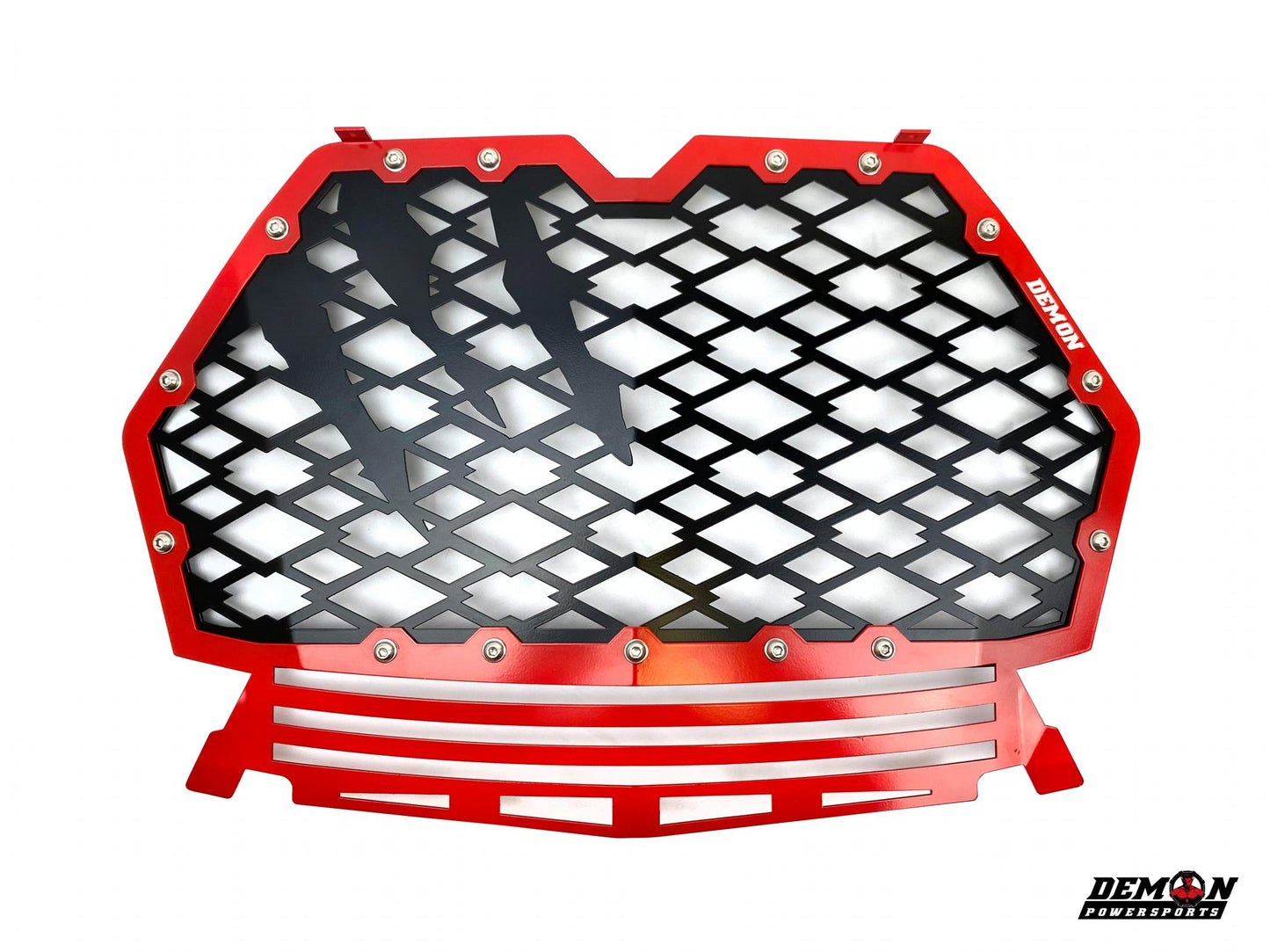 Demon Powersports Front Grill Front Red Each Red Color 17-18 Polaris RZR XP Demon Powersports