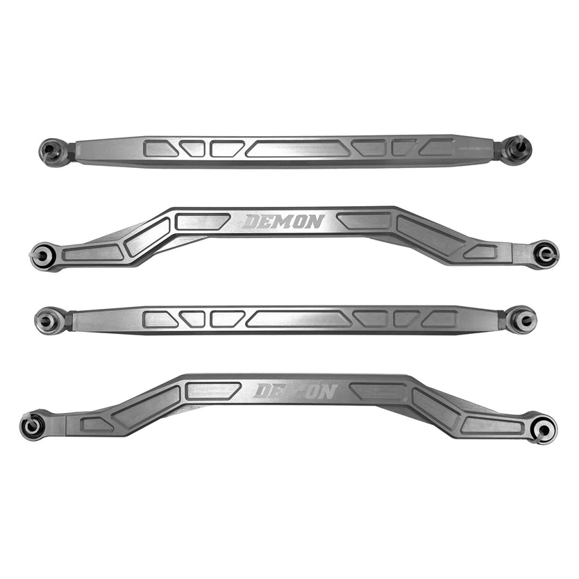 Rear Xtreme Heavy Duty Radius Rod Race Spec 64 Inch Wide Raw 16-23 Polaris RZR 1000/Turbo/RS1