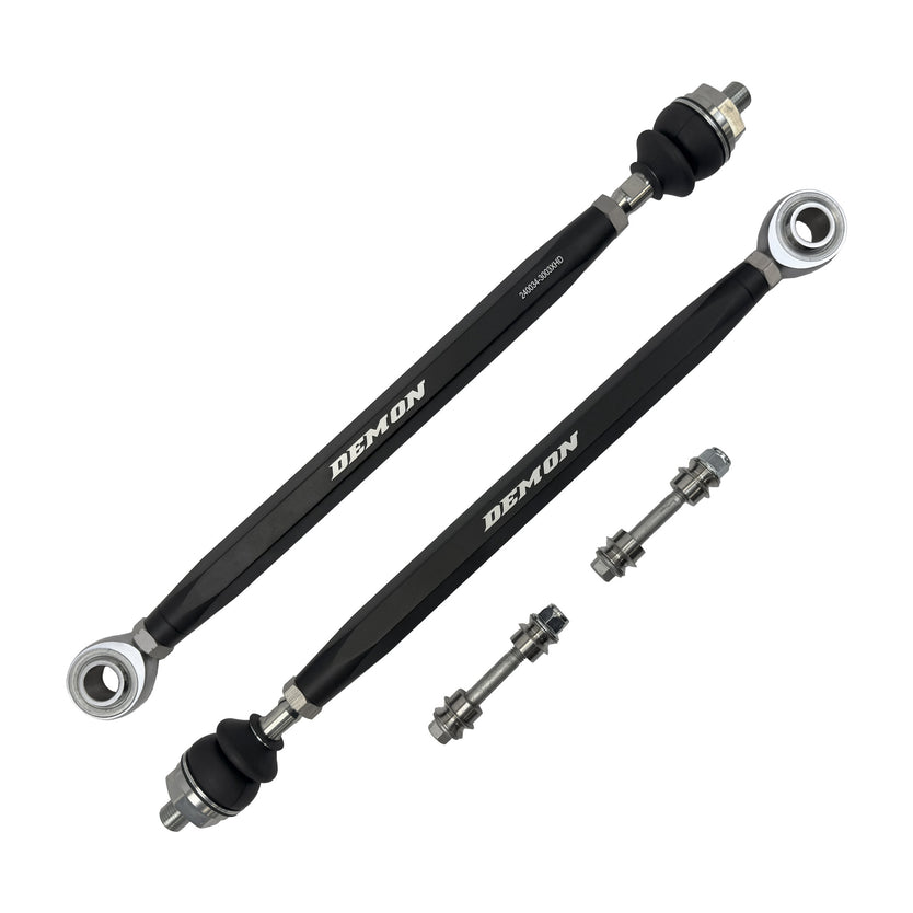 Front Xtreme Heavy Duty Tie Rod Race Spec Black 17-24 Can-Am Defender HD10 DPS/XT/XT-P, PRO HD10,HD5 DPS