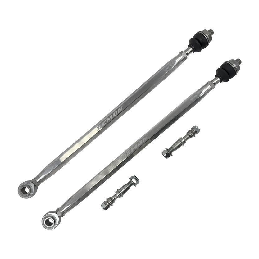 Front Xtreme Heavy Duty Tie Rod Race Spec Raw 18-21 Polaris RZR Turbo S