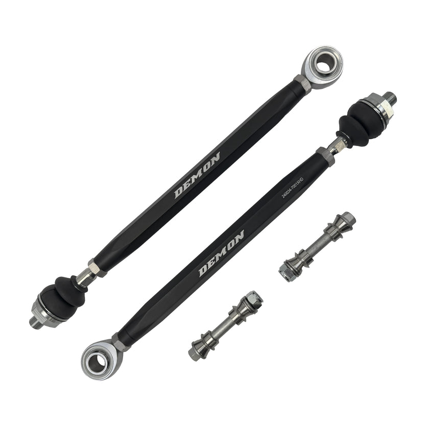 Front Xtreme Heavy Duty Tie Rod Race Spec Black 21-24 Kawasaki Teryx 800, Teryx4 800
