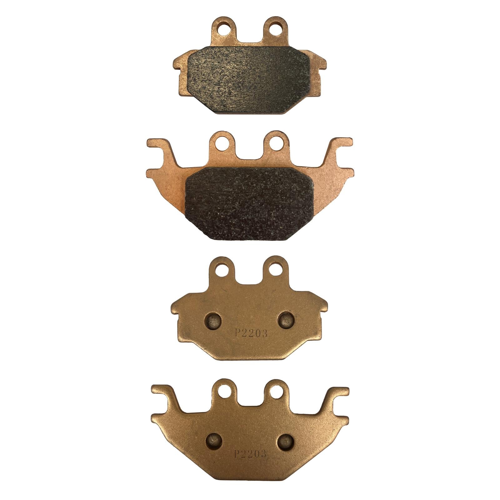 Demon Sintered Brake Pads Front Left/Right Each 06-08 Arctic Cat DVX 250 12-17 Kawasaki Brute Demon Powersports