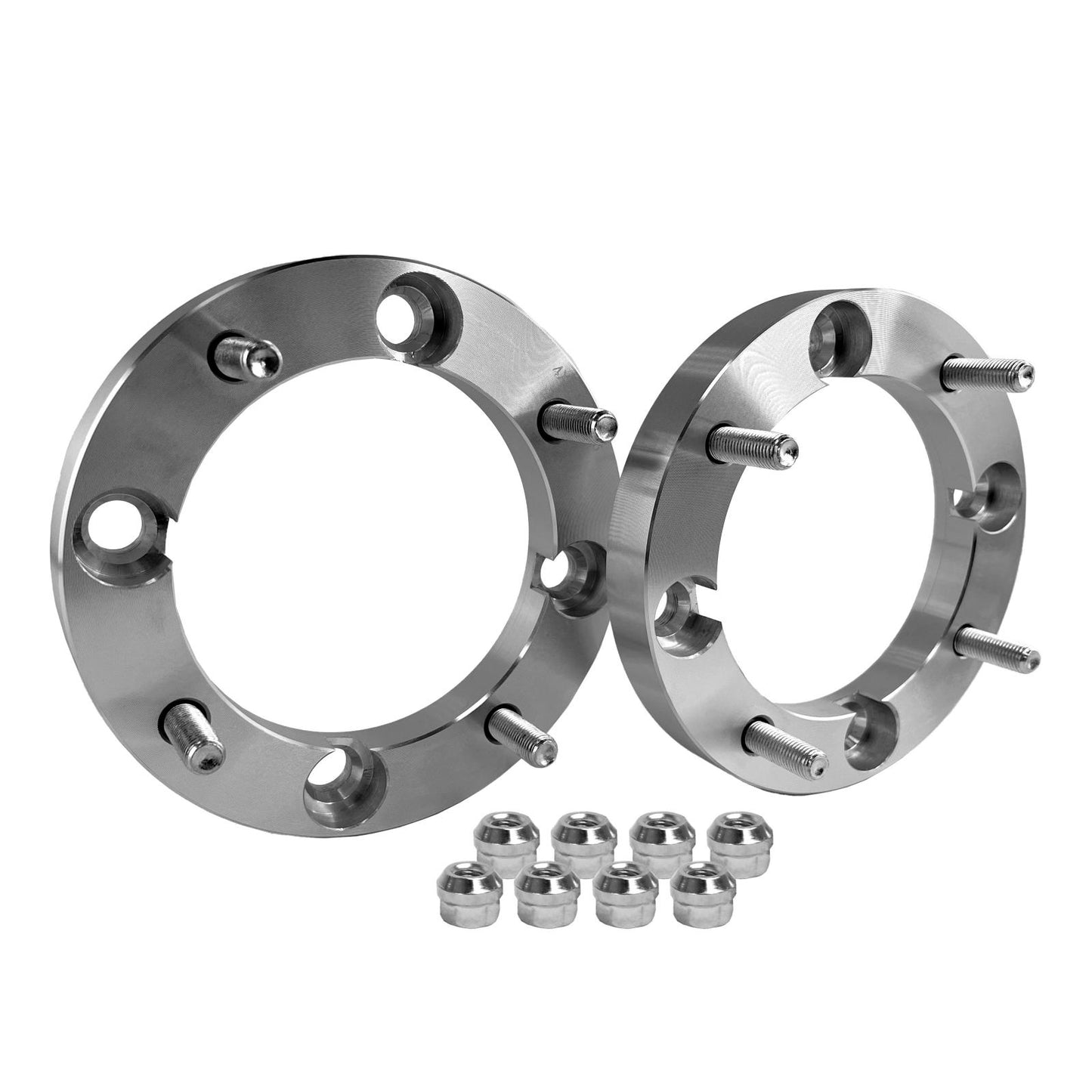 Rugged Wheels Spacers OE Replacement Front Rear 4 x 156 mm Thread M12 x 1.5 Thickness 1 Inch Set 18-21 Polaris RZR Demon Powersports