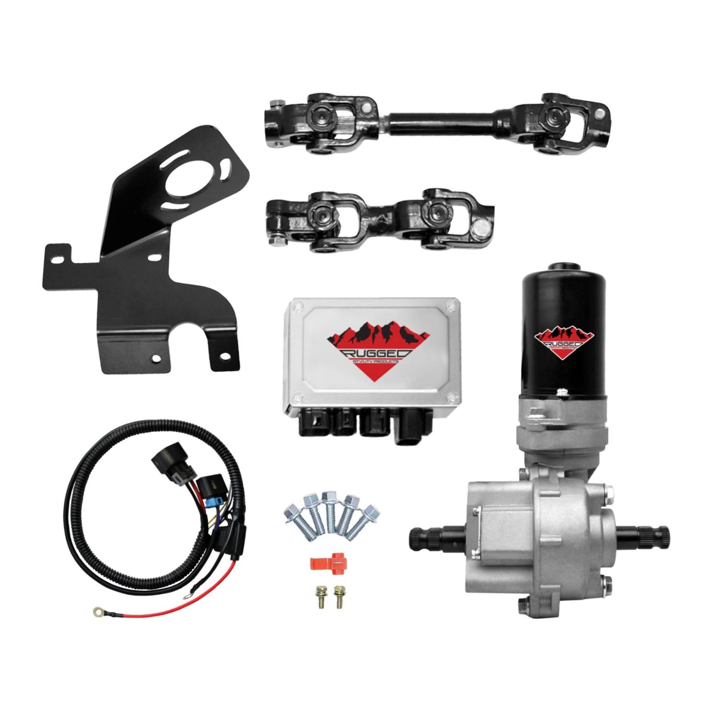 Rugged Electric Power Steering Kit OE Replacement Front Each 09-13 Honda Big Red Demon Powersports