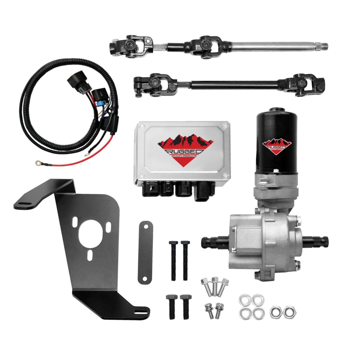 Rugged Electric Power Steering Kit OE Replacement Front Each 11-18 Polaris Ranger Diesel Only Fts Models with Tilt Steering Demon Powersports
