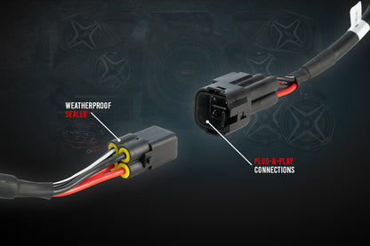 SSV Works 6.5" Front-Kick Speaker Pods for 2017-2025 Can-Am Maverick X3