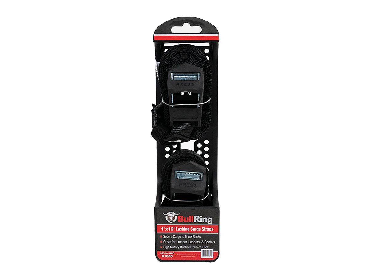 1 Inch x 12 Foot Lashing Cargo Strap (2 Pack) PRP Seats