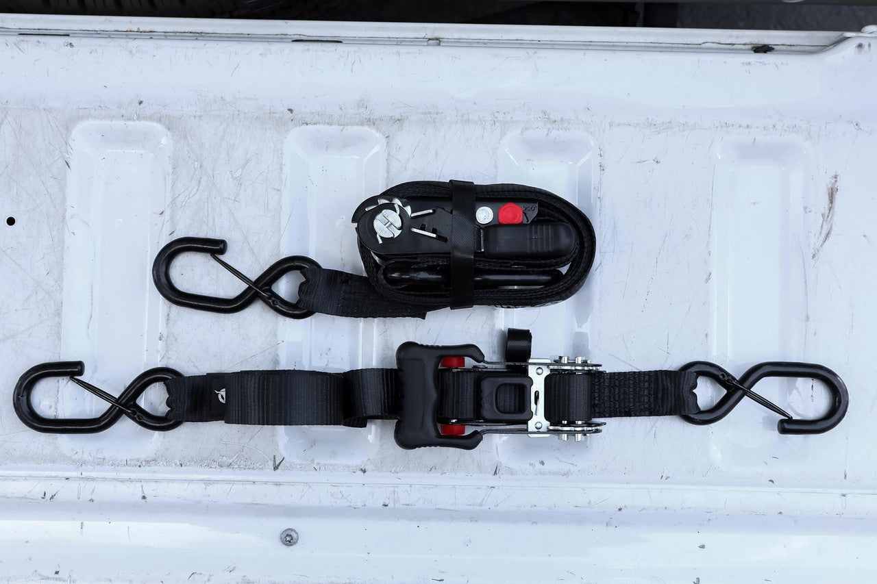 1.25 Inch x 12 Foot Sliding Ratchet Tie Down (2 Pack) PRP Seats