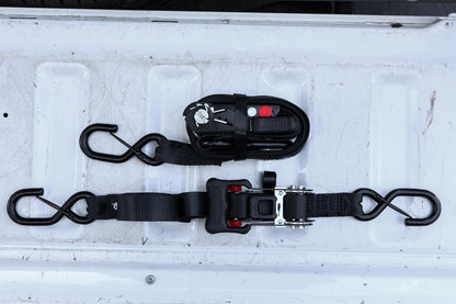 1.25 Inch x 12 Foot Sliding Ratchet Tie Down (2 Pack) PRP Seats