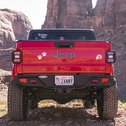 Gladiator Full Rear Bumper For 20-Pres Jeep Gladiator No Tire Carrier Rigid Series Rock Slide Engineering