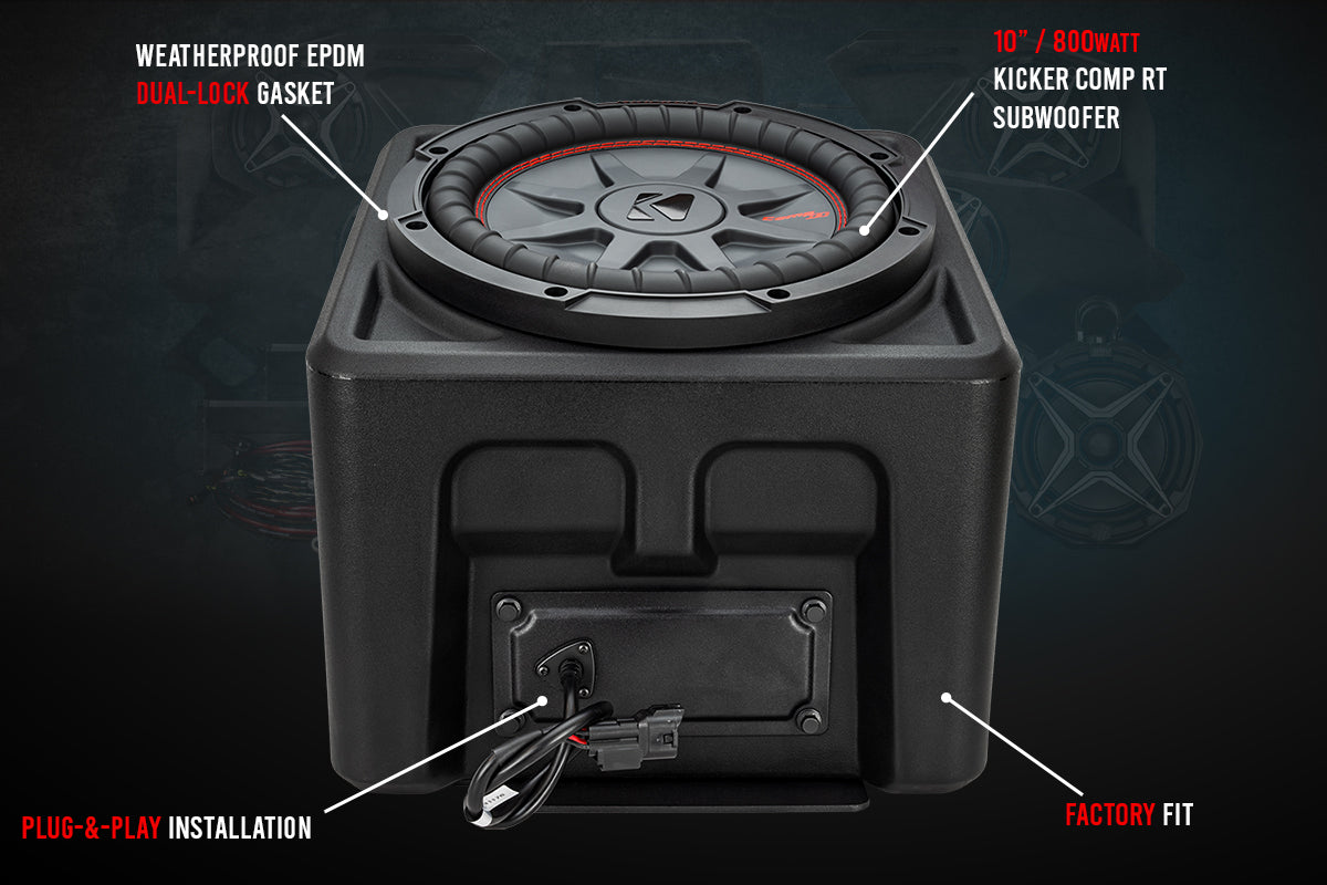 SSV Works 5-Speaker Audio System for 2018-2024 Polaris Ranger XP 1000 with Ride Command