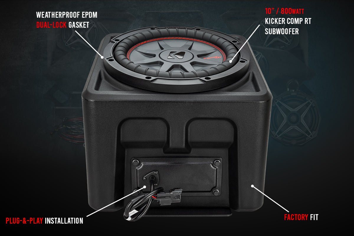 SSV Works 5-Speaker Audio System for 2018-2024 Polaris Ranger XP 1000 with Ride Command