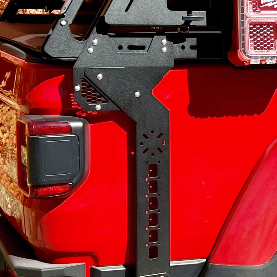 2020-2023 Jeep Gladiator Overland Rack - Rear Quarter Side Rails Rock Slide Engineering