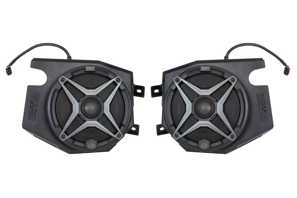 SSV Works 6.5" Front-Kick Speaker Pods for 2014-2023 Polaris RZR