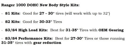 Aftermarket Assassins S4 Clutch Kit with Heavy Duty Primary & Secondary for 2021+ Ranger XP 1000 STD/Crew (New Body Style)