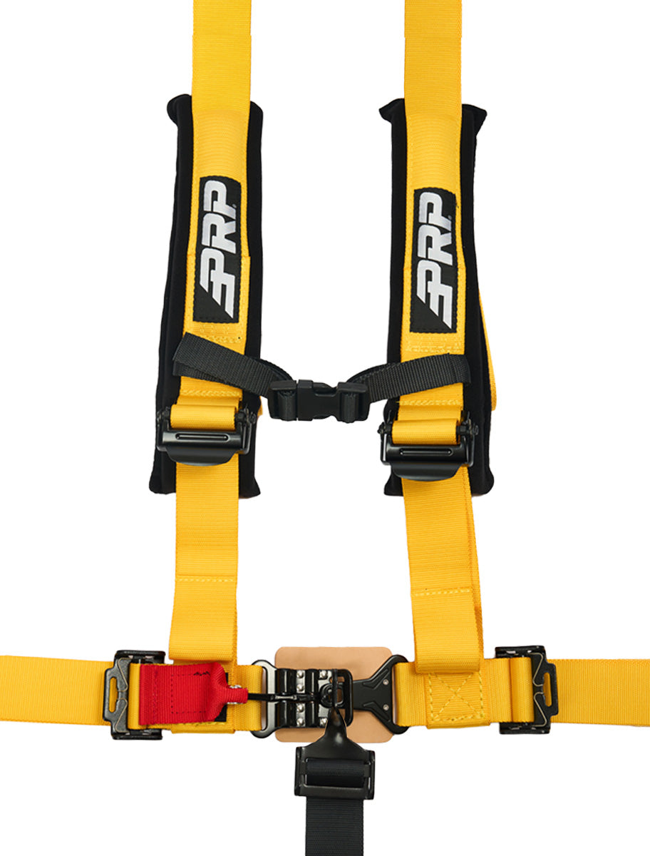 5.2 Harness with Shoulder Straps Sewn to Lap, Yellow PRP Seats