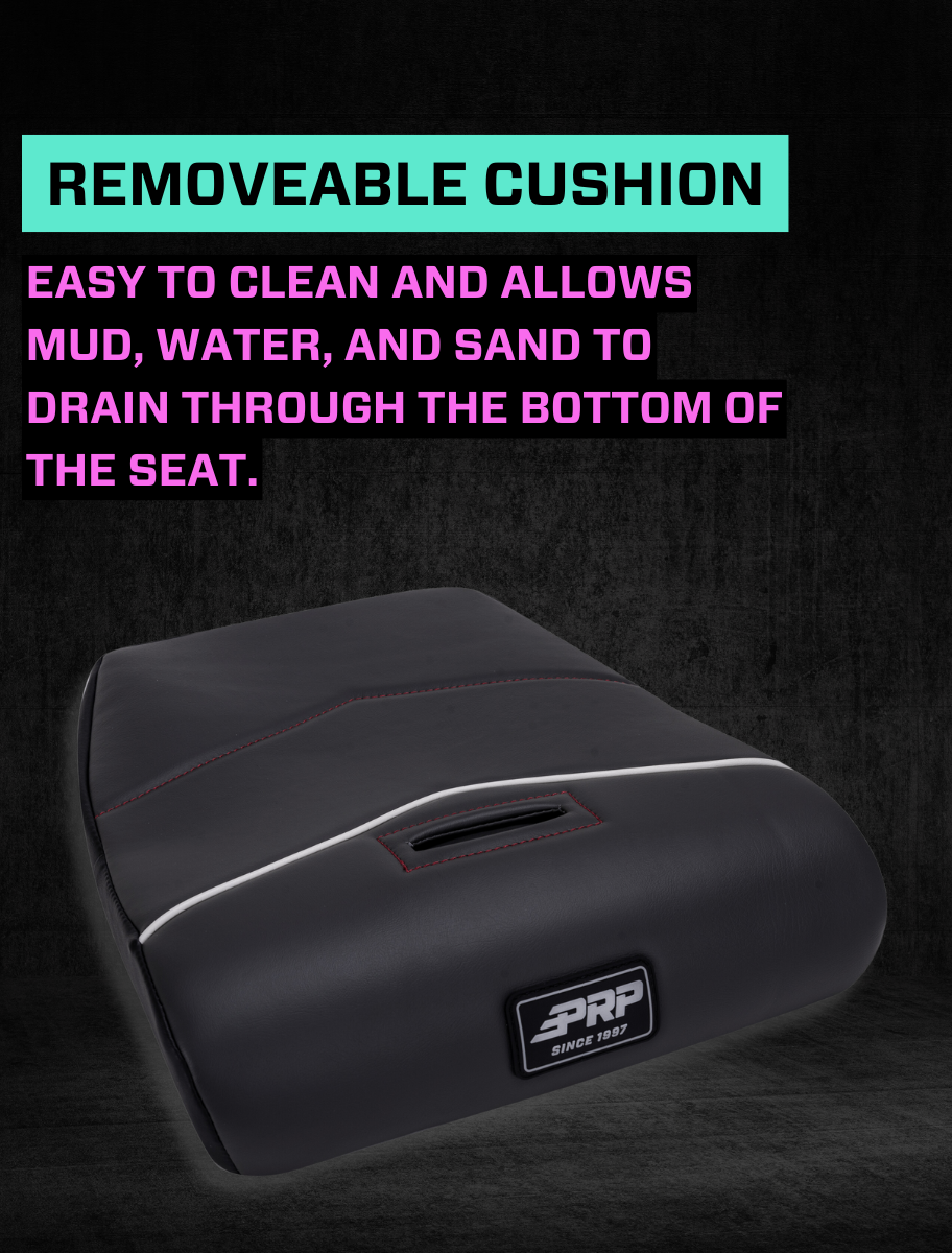 Shreddy Edition XCR Suspension Seat Cracked Black PRP Seats