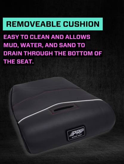 Shreddy Edition XCR Suspension Seat Cracked Black PRP Seats