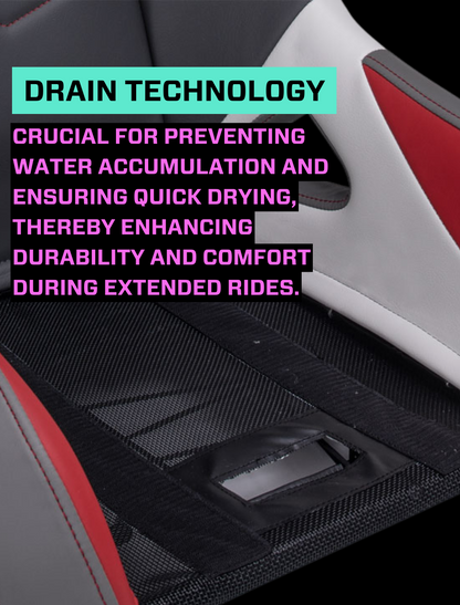 Shreddy Edition XCR Suspension Seat Cracked Black PRP Seats