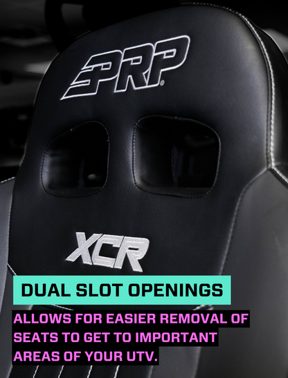 Shreddy Edition XCR Suspension Seat Cracked Black PRP Seats