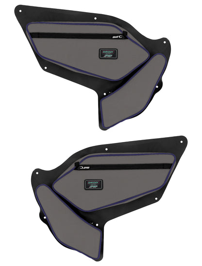 PRP Shreddy Front Door Bags with Knee Pad for Polaris RZR PRO XP PRO R Turbo R Pair PRP Seats