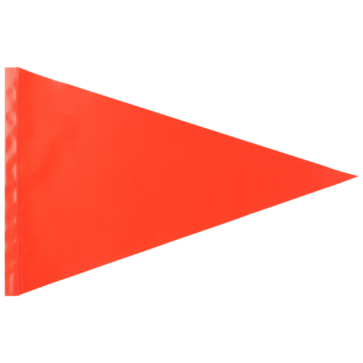 Orange Pennant Triangle Pocket Whip Flag For 1/4" & 5/16" Whips