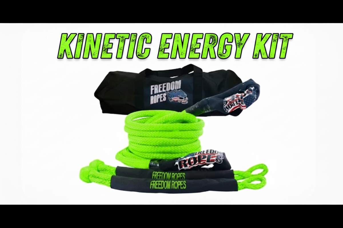 1.25"x30' Kinetic Energy Recovery Rope Kit