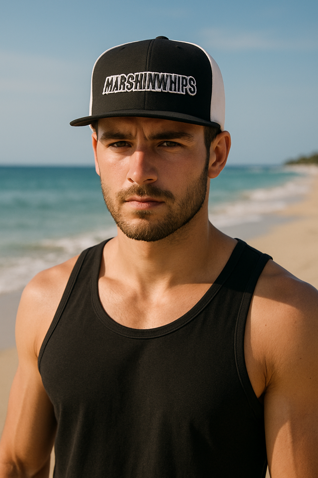 Marshin Whips Signature Flat Bill Snapback Hat | Premium Off-Road Headwear