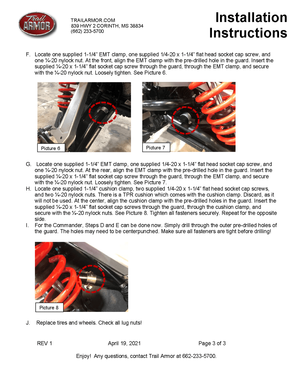 Trail Armor iMpact A-Arm Guards for 2020+ Can-Am Maverick Sport X / Commander Max / X / XT
