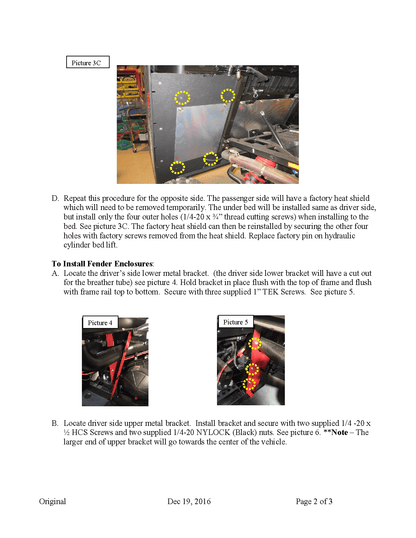 Trail Armor Underbed Mud Shield with Fender Enclosures for 2014-21 Ranger Midsize 570 Model