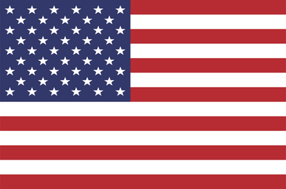 American USA 3x5 Grommet Whip Flag Double Layer