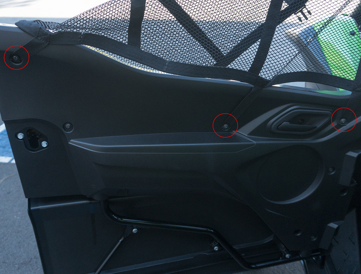 Mesh Window Net Set for Kawasaki KRX and KRX 4 Front