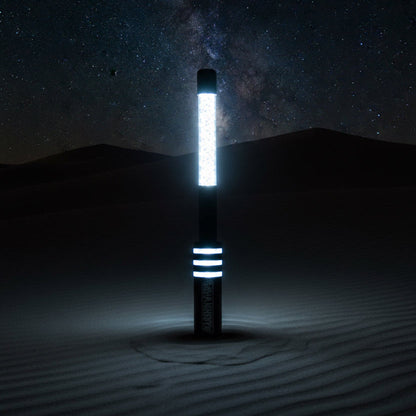 V3 Black Out LED Single Whip | Hex Magnetic Base UTV Light