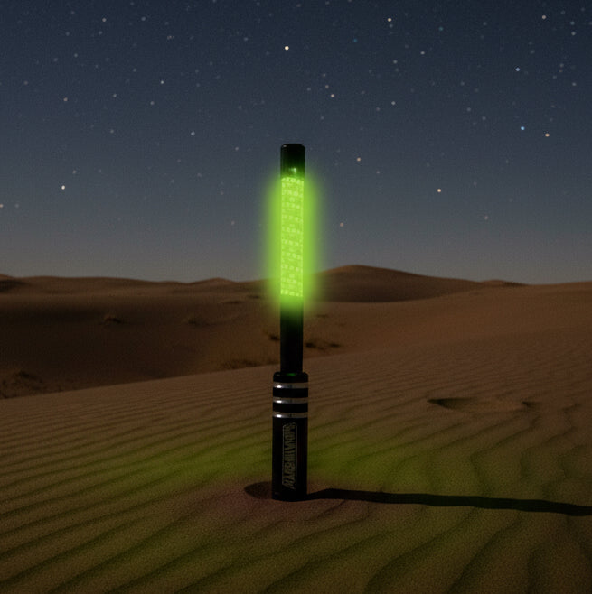 Desert Tan Game Changer Single LED Whip | Marshin Whips