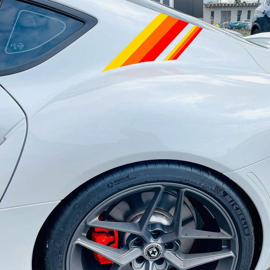 A91 Retro Heritage TRD Style Decklid Stripes - 2020+ Supra