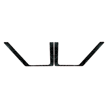 Topo Front Door Net Trim Overlay Kit (Printed Series) - 2021+ Bronco
