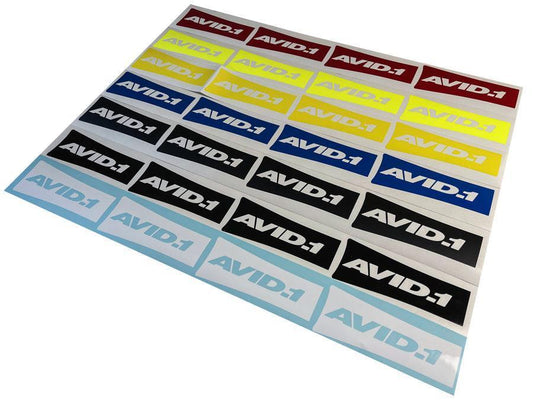 Avid.1 AV06 Wheel Spoke Stickers (5 Pack) - Universal