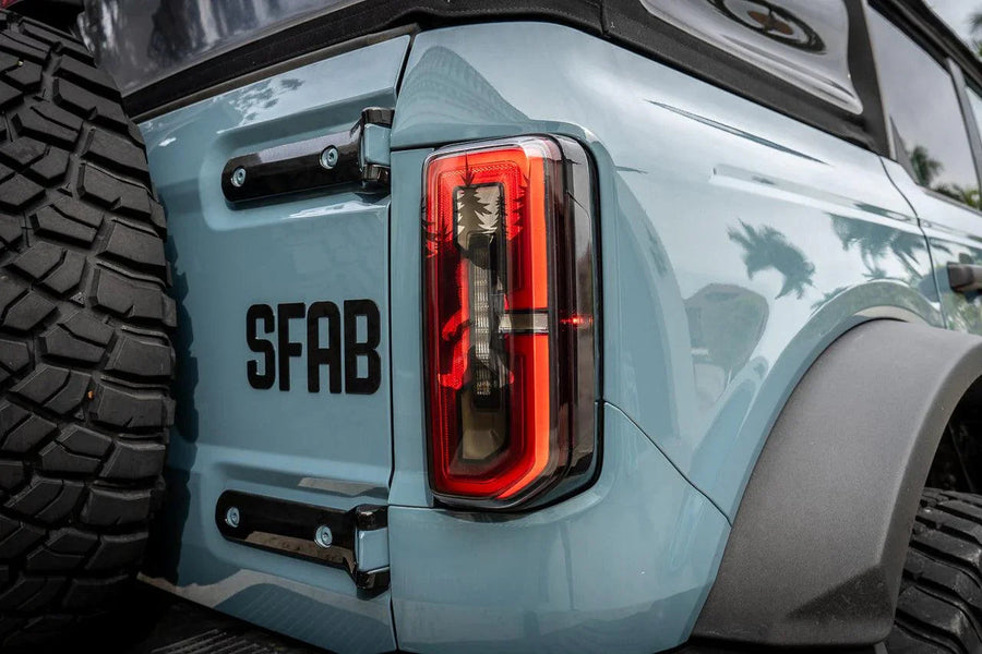 Bigfoot aka Sasquatch in the Woods Tail Light Overlays - 2021+ Bronco