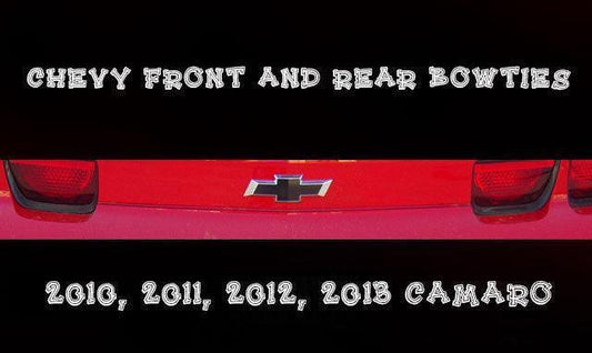 Chevy Cararo Bowtie Vinyl Insert - 2010-2013 Camaro FRONT / REAR
