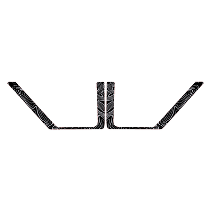 Topo Front Door Net Trim Overlay Kit (Printed Series) - 2021+ Bronco