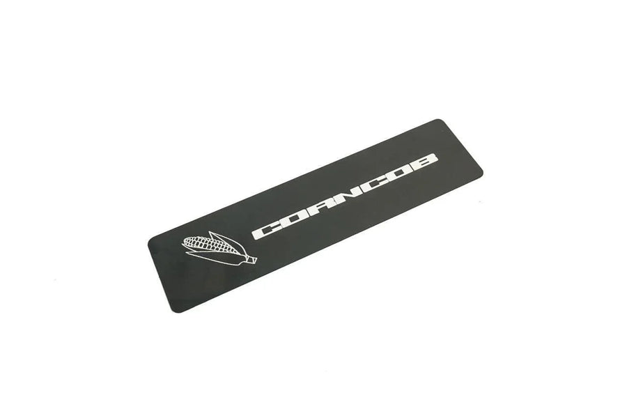 CORNCOB Logo Emblem for Weathertech All Weather Floor Mats (Metal Etched) - Universal