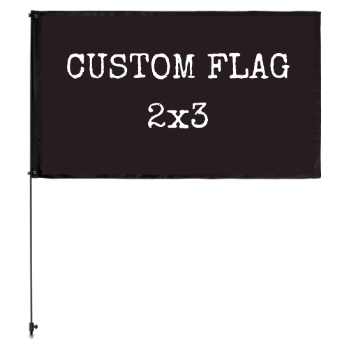 Custom 2x3 Whip Flag - USA Made World's Most Durable Whip Flag
