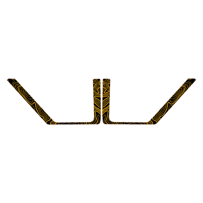 Topo Rear Door Net Trim Overlay Kit (Printed Series) - 2021+ Bronco