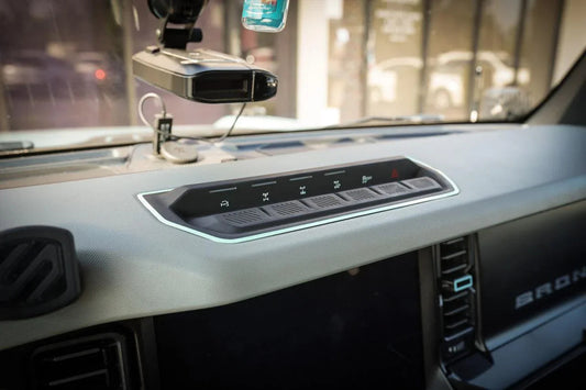 Dashboard Switch Outline (Printed Series Vinyl) - 2021+ Bronco