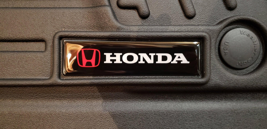 Domed Honda Emblem Inserts for Weathertech Floor Mats (Single)