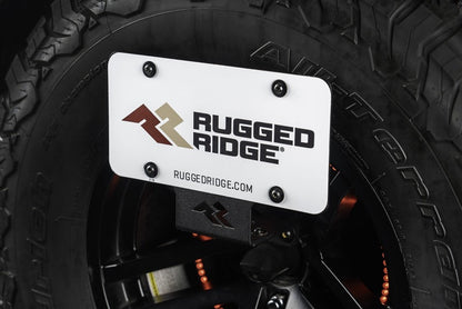 Rugged Ridge Tag Relocation Bracket Rear 18-20 Jeep Wrangler JL